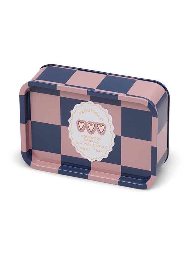 Paddywax Adopo Metal Kutulu Mum Kalpler (184g | Rosewood Vanilla)