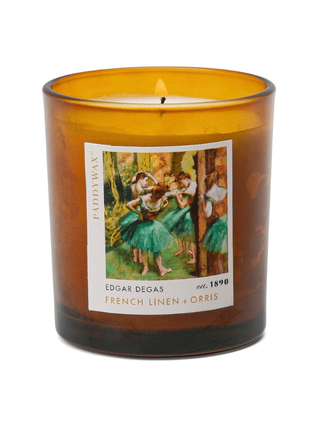 Paddywax Empresyonistler Cam Mum (170g | Degas Dancers, Pink - Green)