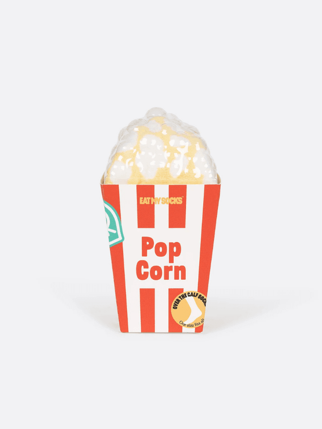 Eat My Socks Pop Corn Tasarım Yetişkin Çorap