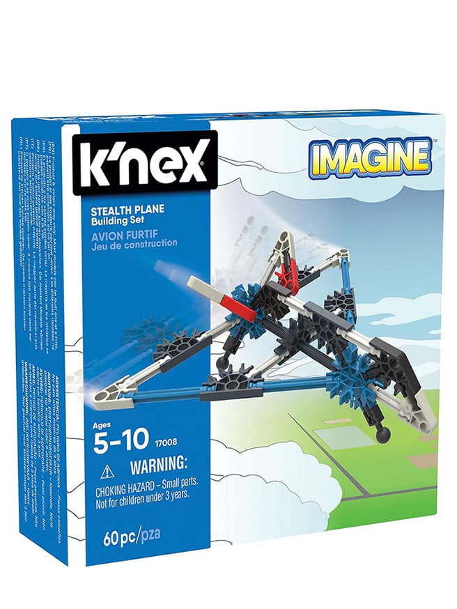 K'nex Stealth Plane Model Yapım Seti - 60 Parça