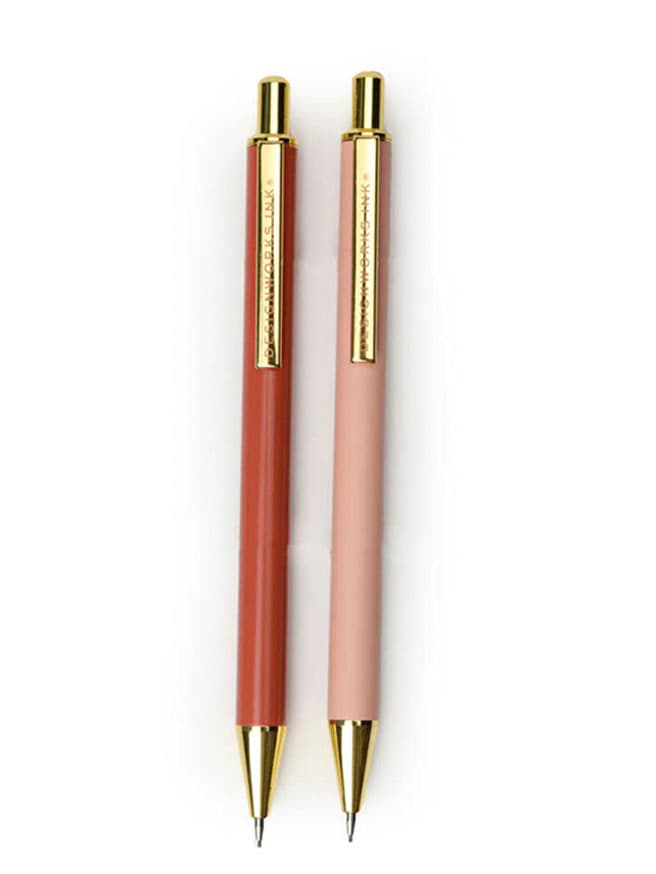 Designworks Ink Mechanical 2'li Kurşun Kalem Seti (Rosewood & Blush Set)