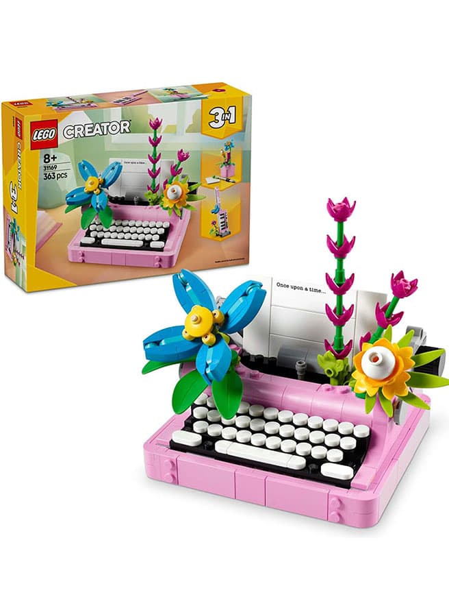 LEGO Creator 3’ü 1 Arada Çiçekli Daktilo - 363 Parça (31169)