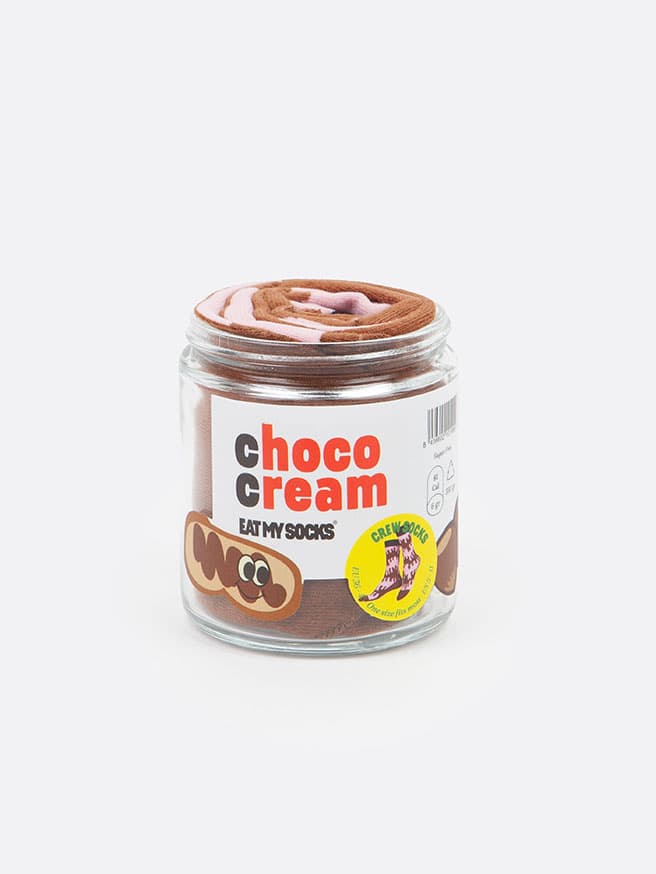 Eat My Socks Choco Cream Tasarım Yetişkin Çorap