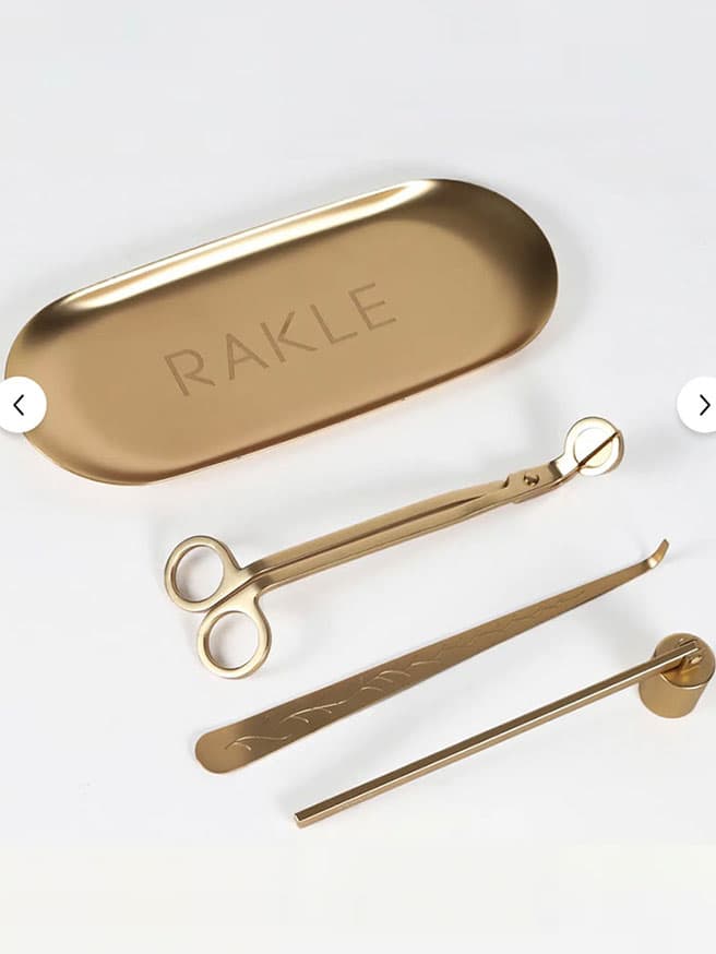 Rakle Mum Bakım Seti - 4 Parça - Gold