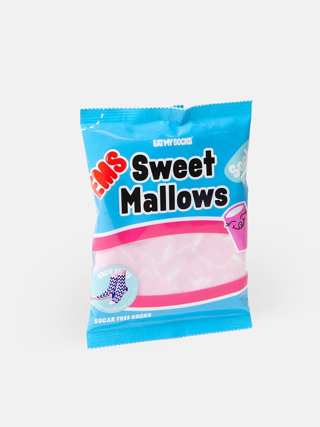 Eat My Socks Sweet Mallows Tasarım Yetişkin Çorap