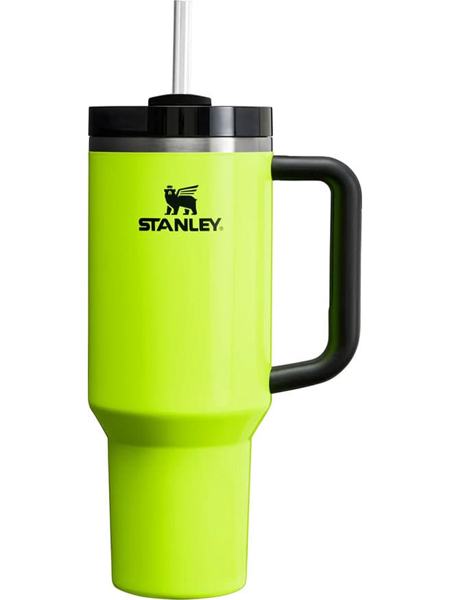 Stanley Quencher Özel Seri Pipetli Termos (1.18lt) - Neon Sarı
