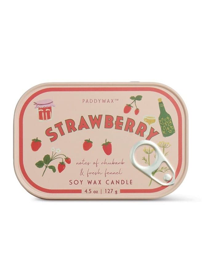Paddywax Bistro Strawberry Teneke Mum (127g)