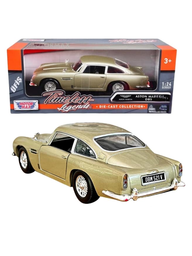 Diecast Metal Aston Martin DB5 Model Araba (1:24 | Kahverengi)