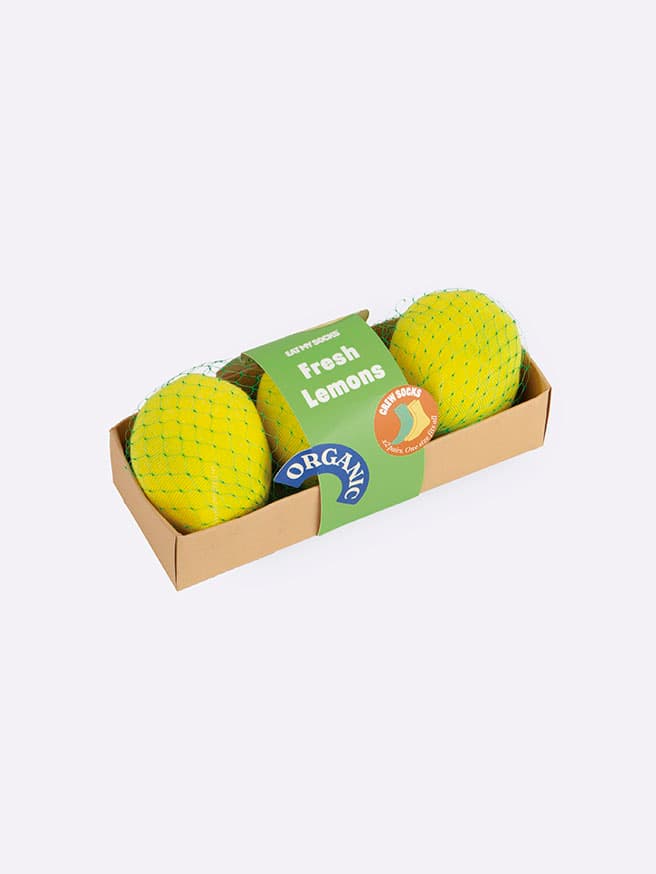 Eat My Socks Fresh Lemons Tasarım Yetişkin Çorap 2'li